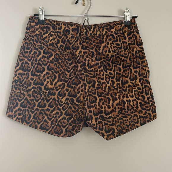 ZARA Faux Wrap Skort Leaopard Animal Print Grunge Goth Small Fall - Picture 3 of 7